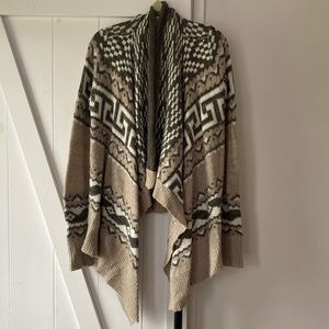 Beige/grey cardigan (Abercrombie & Fitch)